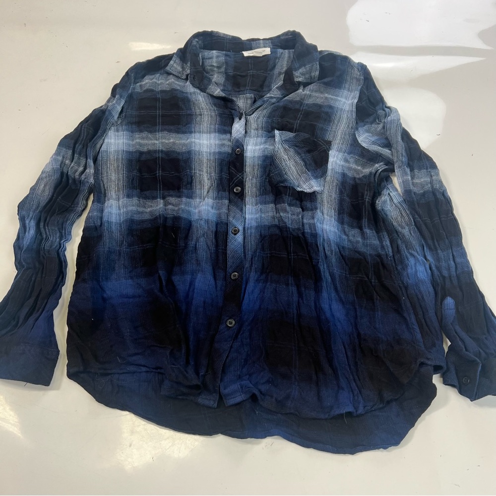 Beachlunchlounge boy’s blue button up shirt XXL m138-1